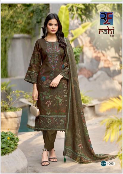 Rahi fab red orchid vol-1 wholesale dress material